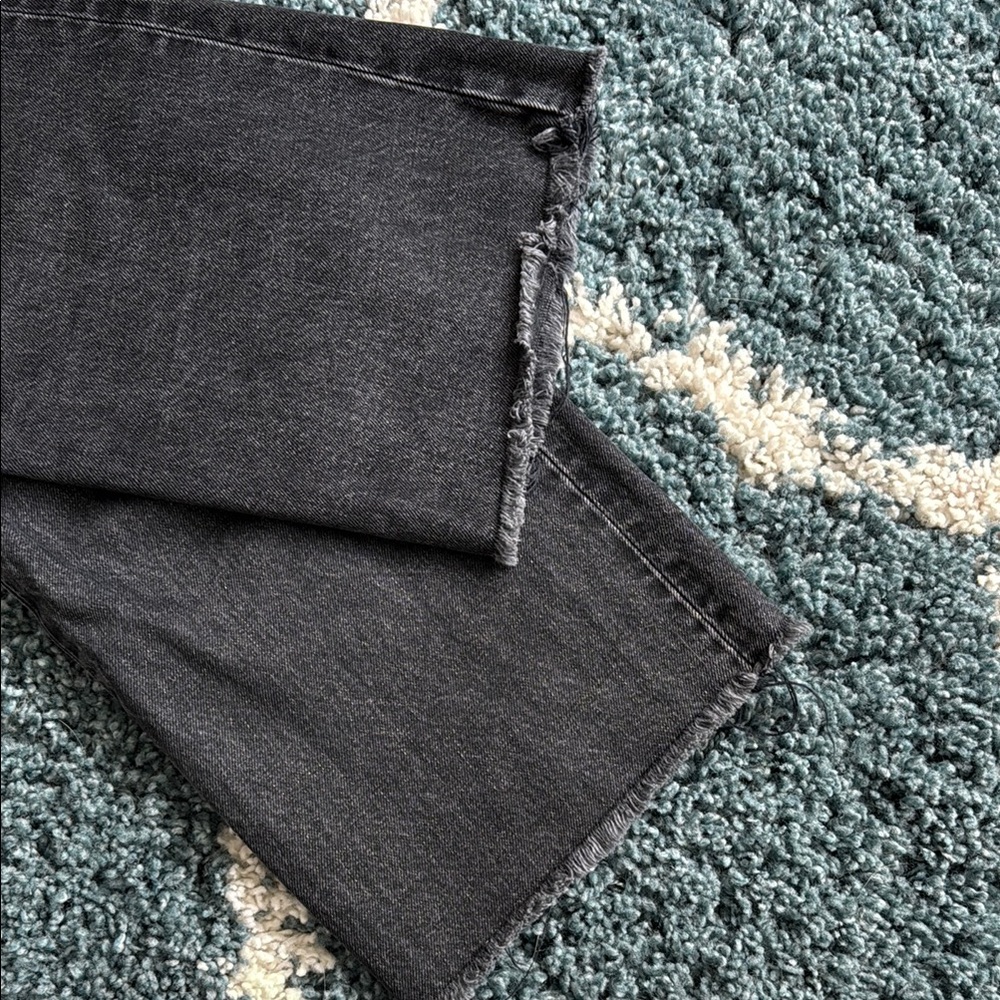 Denim Forum Black Farrah High-Rise Wide Leg - Picture 5 of 6